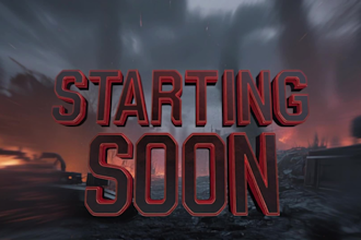 design animated twitch overlay, panles and twitch package