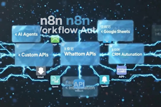 build n8n ai agent automation workflows and api integration