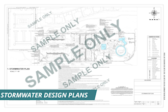 design stormwater drainage plans