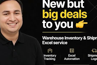 automate your warehouse inventory with advanced excel, pos and erp