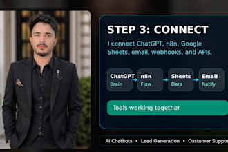 build an ai agent, chatbot, or automation workflow using ai