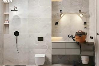 design your bathroom with realistic 3d render and layout