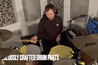 bring your hip hop song to life with pro quality live drums