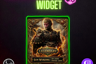 a custom dice roll widget for twitch and youtube
