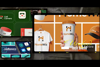 design your company logo, corporate brand identity, stationery design brand book