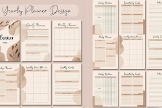 hyperlinked esty digital planner editable journal digital planner workbook esty