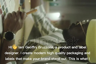 design creative product packaging and labels