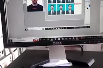 change clothes and replace background professionally