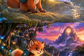 create 3d pixar style ai animation for kids storytelling