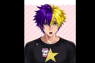 do 2d vtuber model and or rigging for vtube studio