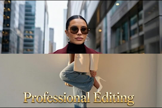 edit fashion model shoot and luxury boutique reels