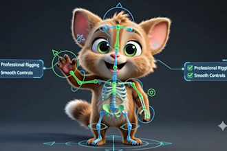 create rive animation for cartoon characters