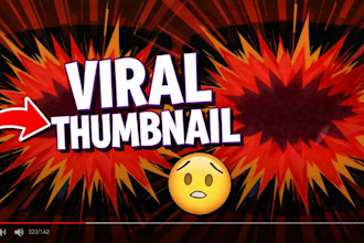 design viral crypto youtube thumbnail in 24 hours