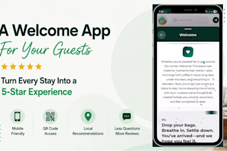 build an interactive guest welcome app for airbnb hosts