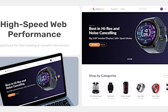design modern wordpress, shopify, webflow or framer website