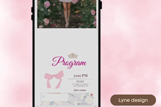 create a quinceañera web invitation with music rsvp and countdown