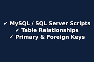 design sql database, er diagram, normalization, and queries