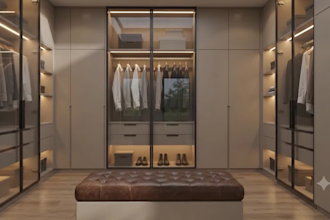 create bathroom interior design and 3d corona rendering