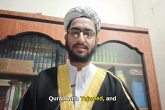 teach you quran with tajweed and islamic studies