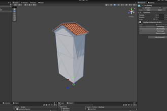 design 3d modular kit environment asset building and structure for unity and ue5