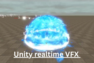 create unity realtime vfx using vfx graph, shader graph, particle system