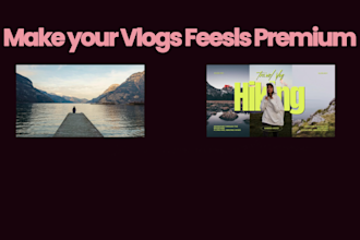 edit your youtube vlogs professionaly