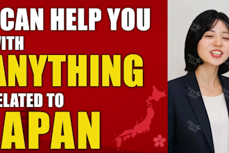 help you with anything related to japan