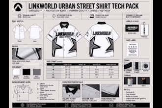 design clothing apparel mockups and tech packs