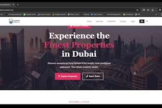 develop a responsive multi page business website with SEO optimization