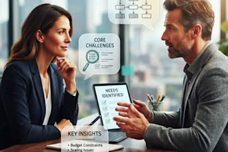 write a professional sales conversation script for your business