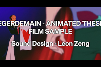 do sound design and mix for your animation, video, or game