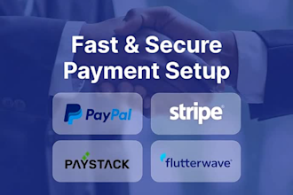 integrate paypal, stripe, and payment gateways on your website