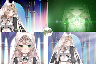 make vtuber intro, promo, trailer