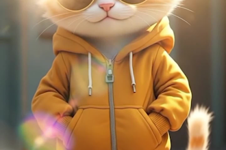create viral 3d cat animation shorts for youtube and tiktok