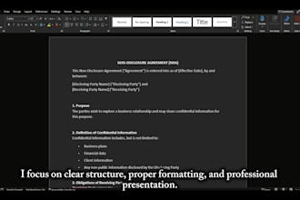 review, proofread, and format your legal documents professionally
