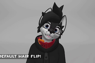 create vrm model furry vrchat avatar 3d nsfw avatar vrc character vroid vrchat