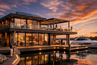 design custom dock house plans, boathouse architecture, marine blueprints