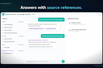 build an ai document and knowledge assistant with source citations