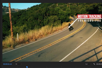do camera tracking and motion graphics your footage
