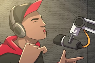do 2d animation video, animated lyrics video, 2d cartoon animation, anime edit