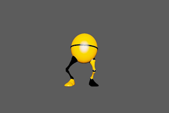 create 3d character animation in blender for social media