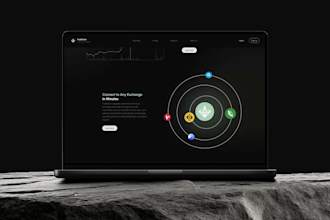 design a premium framer landing page with 3d elements and motion animation