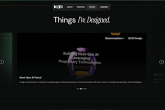 develop a clean, responsive and optimized webflow website