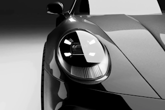 create 3d car model photorealistic renders and cinematic automotive animation