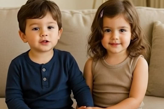create funny baby ai version video