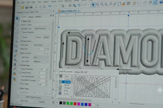 do 3d puff embroidery digitize logo in 1 hour