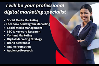 be your professional digital marketing specialist
