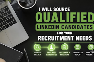 source qualified linkedin candidates for your recruitment needs