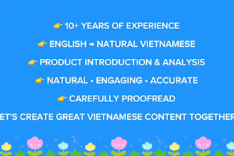 translate english content into natural vietnamese