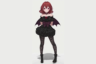 design and rig live2d vtuber model 3d vtuber model anime live2d rigging